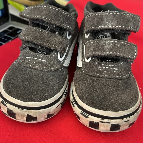 Vans Mid Top Ward Gray Size 5 Baby Toddler - Picture 3 of 7